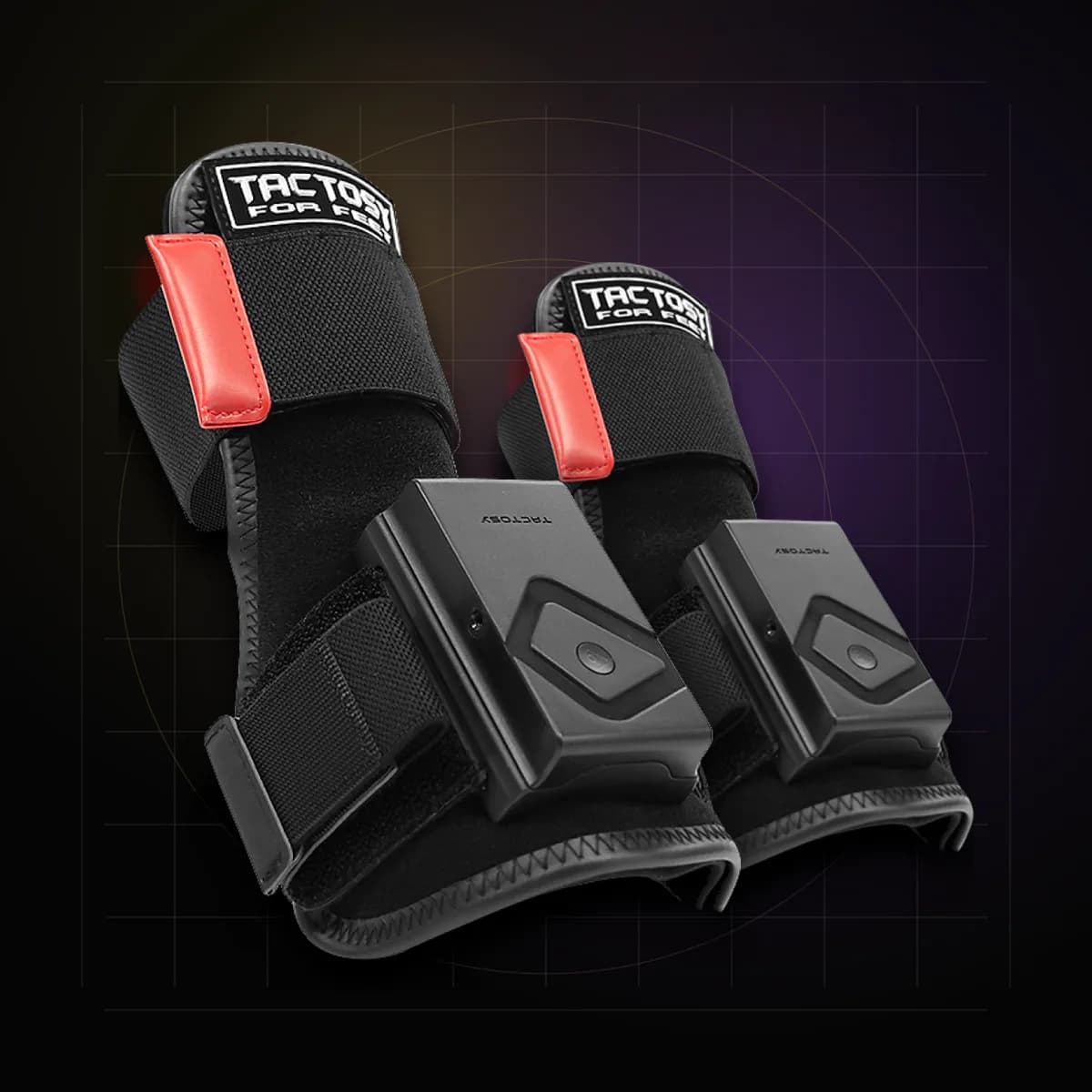 bHaptics Tactosy for Feet на тёмном фоне CVR Market